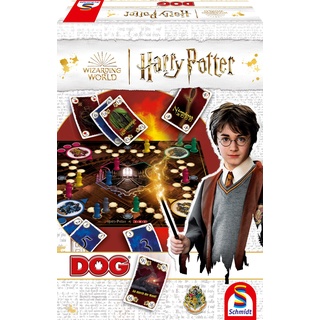 Schmidt Spiele 49423 Dog, im Harry Potter Design, Familienspiel, Kartenspiel