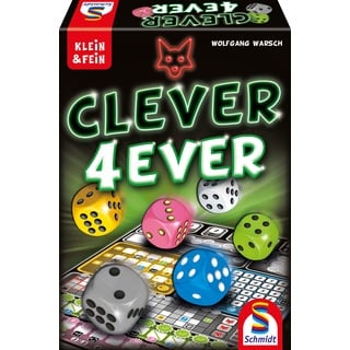 Schmidt Spiele 49424 Clever 4-Ever, Klein und Fein Serie, Würfelspiel, bunt