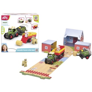 Dickie Toys Spielzeug-Auto Dickie Toys Fendti Farm Life Set Fertigmodell Landwirtschafts Modell