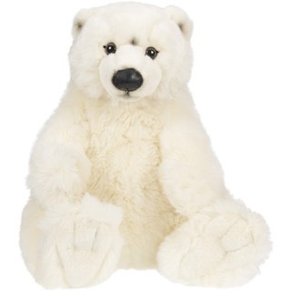 Uni-Toys - Eisbär, sitzend - 33 cm (Höhe) - Plüsch-Bär, Polarbär - Plüschtier, Kuscheltier