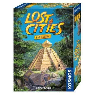 KOSMOS Verlag Spiel, Familienspiel FKS6805890 - Lost Cities Roll & Write, Brettspiel, 2-5..., Familienspiel bunt