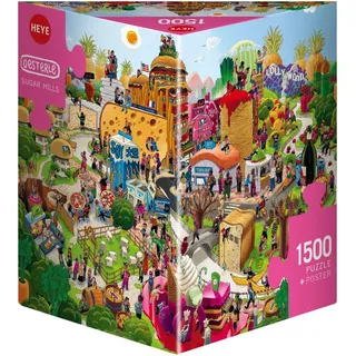 HEYE Puzzle Sugar Hills, Oesterle, 1500 Puzzleteile, Made in Europe bunt