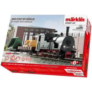 Märklin 29133 Modellbahn Modelleisenbahn Start Up Startpackung Mein Start 230 Volt, Spur H0 Startset. Lokomotive, Wagen, Schienen und Steuergerät im Starterset enthalten