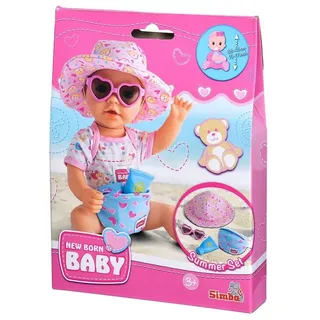 SIMBA Babypuppe New Born Baby Sommer Set für alle Puppen 38 - 43 cm 105560005