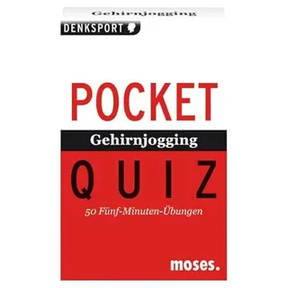 Gehirnjogging. Pocket Quiz: 50 Fünf-Minuten-Übungen. Für Erwachsene