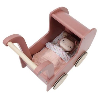 Puppenwagen mit Babypuppe Rosa | Little Dutch