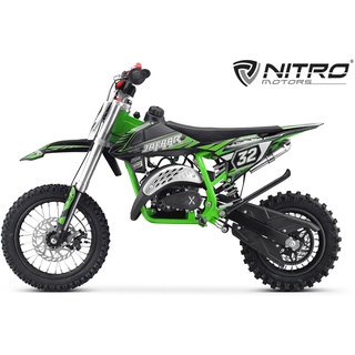NITRO MOTORS 60ccm midi Kinder Dirtbike Jafaar XXL DLX grün
