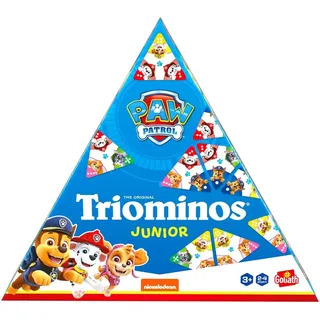 Goliath Triominos Junior Paw Patrol, Brettspiel für Kinder ab 3 Jahren, Gesellschaftsspiele für die Ganze Familie, Paw Patrol Spielzeug mit Chase, Skye and Marshall, Geeignet als Geschenk