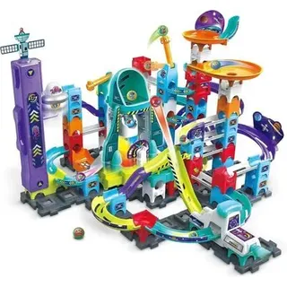 VTECH 80-559804 Marble Rush interaktive Kugelbahn - Space Magnetic Set XL300 E