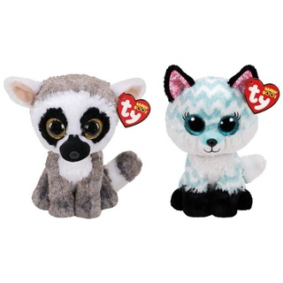 Ty - Stofftiere - Beanie Boo's - Linus Lemur & Atlas Fox