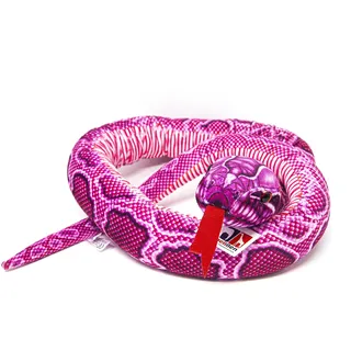 Cornelissen - Kuscheltier - Schlange Pink Python - 150 cm