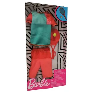 Mattel® Puppen Accessoires-Set Mattel GHX41 Barbie - Mode-Set für Ken Tennisspiel bunt