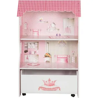 roba® Puppenhaus Puppenvilla für Ankleidepuppen rosa