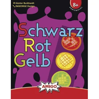 AMIGO Spiel Schwarz Rot Gelb Refresh