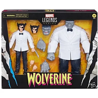 Hasbro Actionfigur Marvel Legends Wolverine Marvel's Patch & Joe Fixit Actionfiguren Set