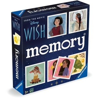 Ravensburger 22595 memory® Disney Wish - Der Gedächtnisspiel-Klassiker für die ganze Familie ab 3 Jahren bei dem kein Wunsch unerfüllt bleibt
