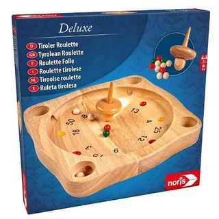 Noris Spiel, Familienspiel NOR01930 - Deluxe Tiroler Roulette,..., Geschicklichkeitsspiele bunt