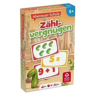 ASS Altenburger Spiel, Familienspiel 22572849 - Abenteuer Schule - Zählvergnügen, Kartenspiel..., Lernspiel bunt
