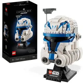 LEGO 75349 Star Wars Captain Rex Helm Set, The Clone Wars Modell Sammlerstück für Erwachsene, 2023 Serie, Erinnerungsstück und Geschenk-Idee - Beige