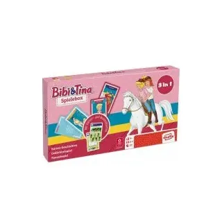 ASS Spielkarten 22505223 - Bibi & Tina: Spielebox 3 in 1