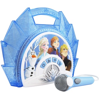 Disney Eiskönigin 2 / Frozen 2 Karaoke Maschine mit Mikrofon für Kinder - eKids FR-115V2