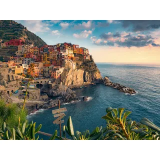 Ravensburger Puzzle 12000705 - Blick auf Cinque Terre - 1500 Teile Puzzle für Erwachsene und Kinder ab 14 Jahren, Puzzle mit Landschaft und Natur