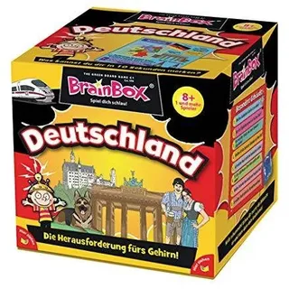 Carletto 2094905 - Brain Box Deutschland, Lernspiel, Denkspiel, Gedächtnisspiel, Konzentrationsspiel