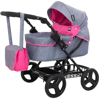 Mamas & Papas Ultima Kinderwagen | Inklusive passender Wickeltasche | Kinderwagen in Anthrazit und Pink | Kinder-Reisesystem mit verstellbarem Verdeck | Kinderwagen- und Kinderwagen-Spielzeug | 3 +