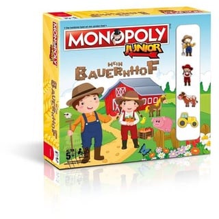 Monopoly Junior - Mein Bauernhof Brettspiel Gesellschaftsspiel Kinder Spiel