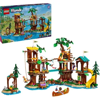 LEGO Friends 42631 Baumhaus im Abenteuercamp Bausatz, Mehrfarbig