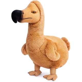 Tiny Heart Dodo Vogel Stofftier Plüschtier realistisches Dodo Vogel Plüsch schönes Tier niedliche und weiche Geschenke Plüsch Dodo Vogel für Kinder Jungen und Mädchen Spielzeug braun 14”