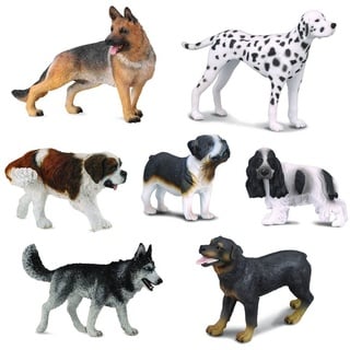 Sarcia.eu Spielfigur Collecta Figuren-Set von 7 Hunde, Haustiere 3+