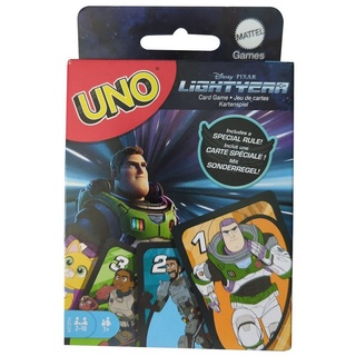 Mattel® Spiel, Mattel HJC24 UNO Toy Story Disney Pixar Lightyear Kartenspiel mit Buzz bunt
