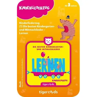 Tiger Media - Tigercards - Kinderliederzug - Die besten Kindergarten- und Mitmachlieder - Lernen