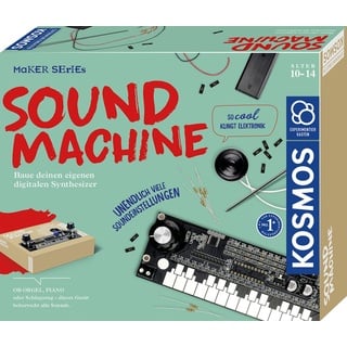 Kosmos 620929 Sound Machine Experimentierkasten für Kinder ab 10 Jahren, Experimentierkasten Technik und Musik, Baue deinen eigenen digitalen Synthesizer, Maker Series