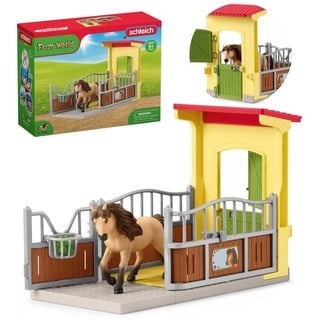 Sarcia.eu Spielfigur Schleich Horse Club - Box für Isländer-Pony, Figuren, ab 5+