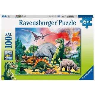 Ravensburger 10957 Kinderpuzzle-10957 Dino Puzzle für Kinder ab 6 Jahren, mit 100 Teilen im XXL-Format, Dinosaurier Spielzeug