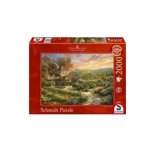 Thomas Kinkade - In den Weinbergen - 2000 Teile Puzzle