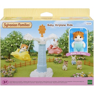 Sylvanian Families 5334 Baby Abenteuer Karussell - Puppenhaus Spielset