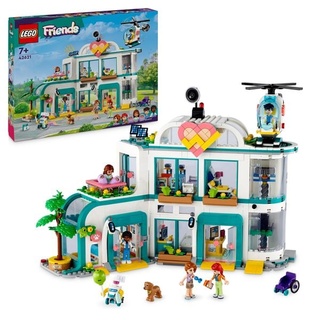 LEGO Friends 42621 Heartlake City Krankenhaus, Set mit Spielzeug-Hubschrauber