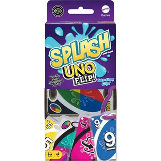 Mattel Games GXD74 - UNO Flip Splash Kartenspiel für Kinder ab 7 Jahren