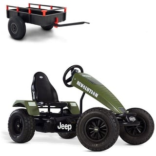 Berg Go-Kart BERG Gokart XXL Jeep® Revolution E-Motor Hybrid olivegrün E-BFR mit