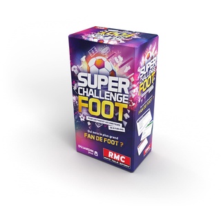 Dujardin Super Challenge Fußball RMC – Kartenspiel für Erwachsene und Kinder – ab 8 Jahren – Stimmungsspiel mit 400 Fragen
