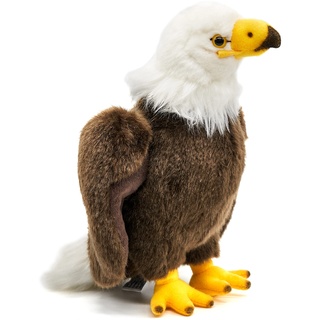 Uni-Toys - Weißkopfseeadler - 24 cm (Höhe) - Plüsch-Adler, Vogel - Plüschtier, Kuscheltier