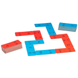 Wissner® aktiv lernen Lernspielzeug Domino Multiplikation im 100er Zahlenraum, 1x1 Einmaleins lernen (60-St)
