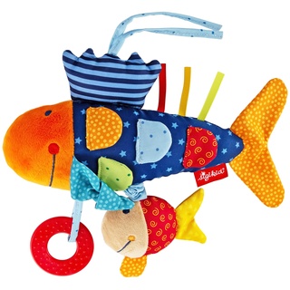 SIGIKID 40104 Aktiv-Fisch Baby Activity PlayQ Mädchen und Jungen Babyspielzeug empfohlen ab 3 Monaten mehrfarbig