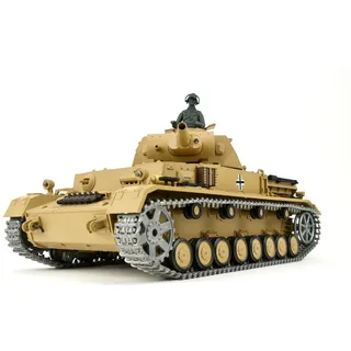 TPFLiving RC-Panzer Kampfwagen IV Ausf.F-1 V6.0 Pro mit Schussfunktion - Sound und Rauch - Maßstab: 1:16