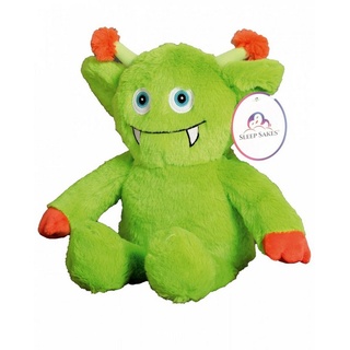 Horror-Shop Plüschfigur Grünes Monster aus Plüsch als Kuscheltier 25 cm blau|grün|orange