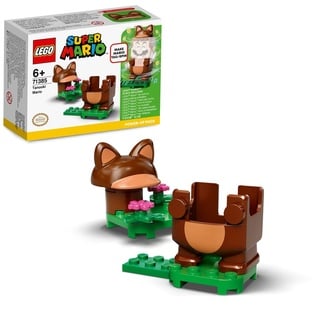 LEGO 71385 Super Mario Tanuki-Mario Anzug Power Up Pack, Erweiterungsset, Kostüm zum Drehen und Stampfen - Bunt