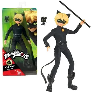 BANDAI - Miraculous Ladybug - Ankleidepuppe 26 cm - Cat Noir - P50002